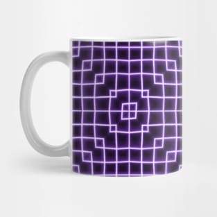 Purple Crochet Lace Laser Mug